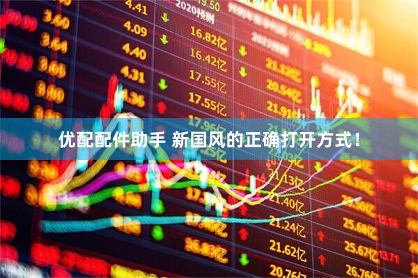 优配配件助手 新国风的正确打开方式！