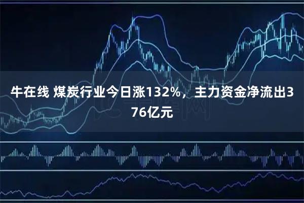 牛在线 煤炭行业今日涨132%，主力资金净流出376亿元